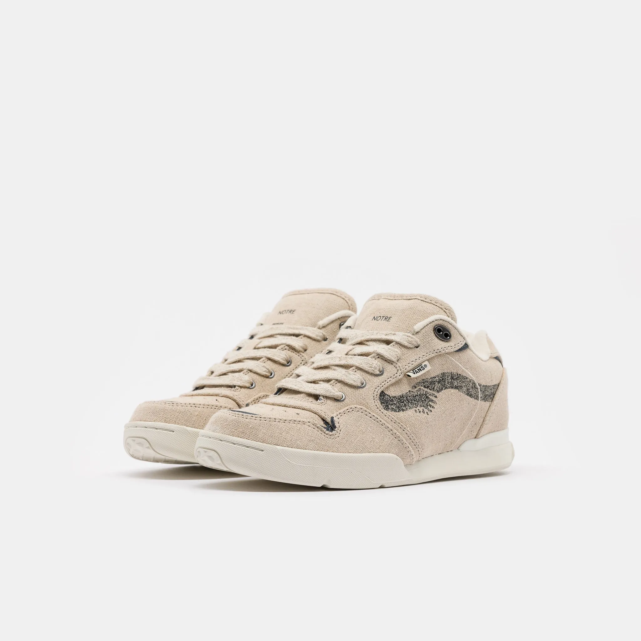 Notre Rowley XLT LX Sneaker in Linen/Silver