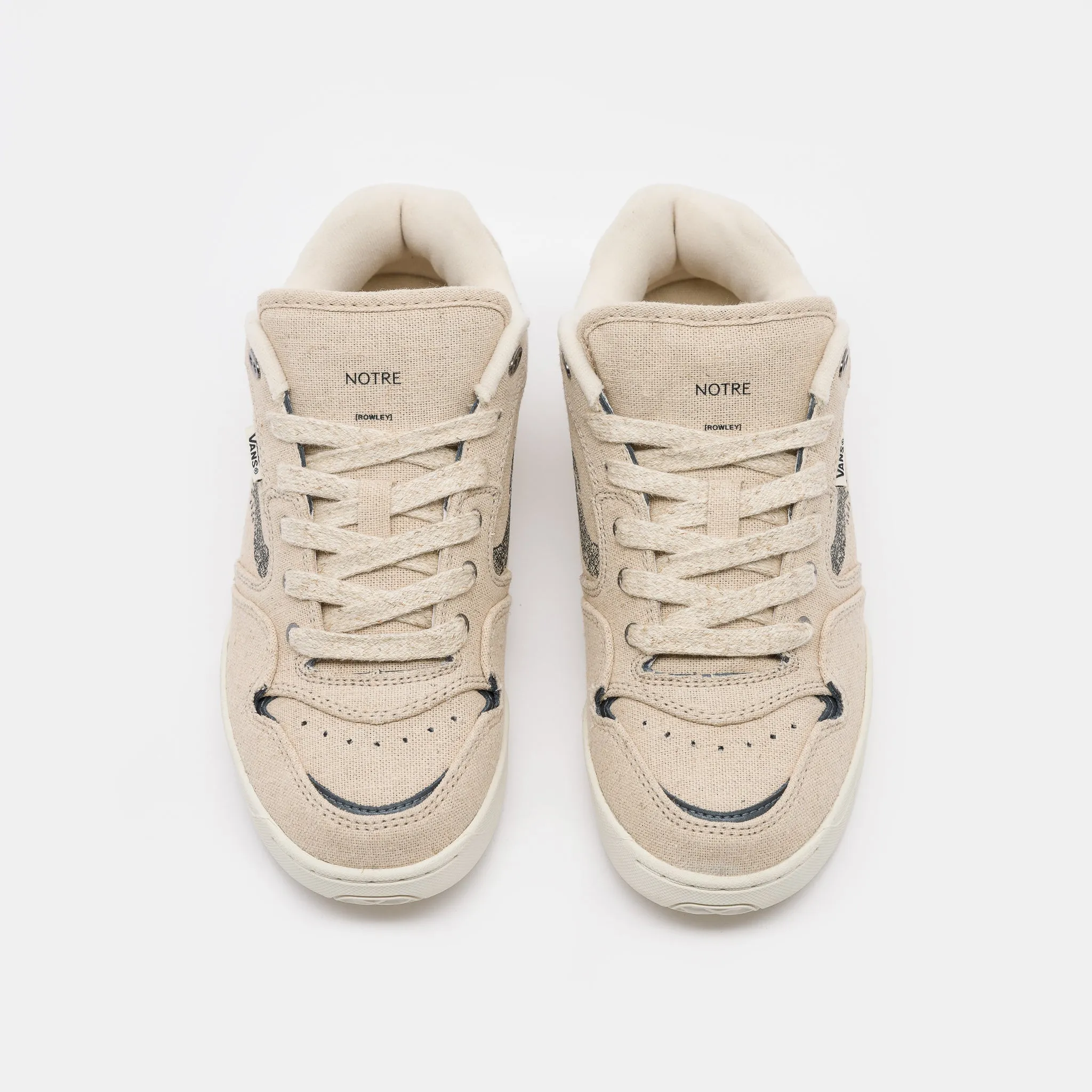 Notre Rowley XLT LX Sneaker in Linen/Silver