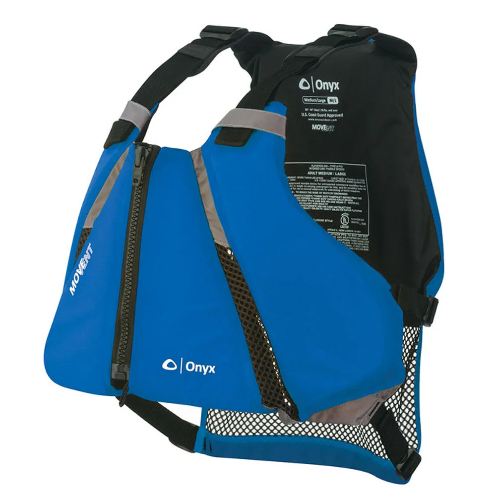 Onyx MoveVent Curve Paddle Sports Life Vest - XS/S - Blue [122000-500-020-16]