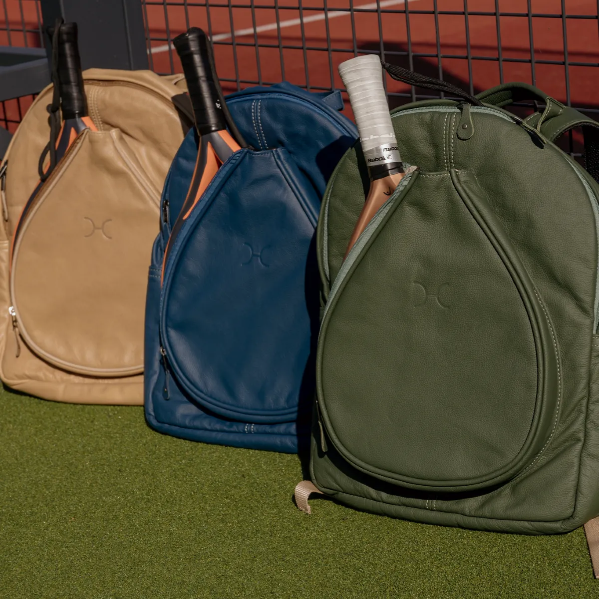 Padel Leather Backpack