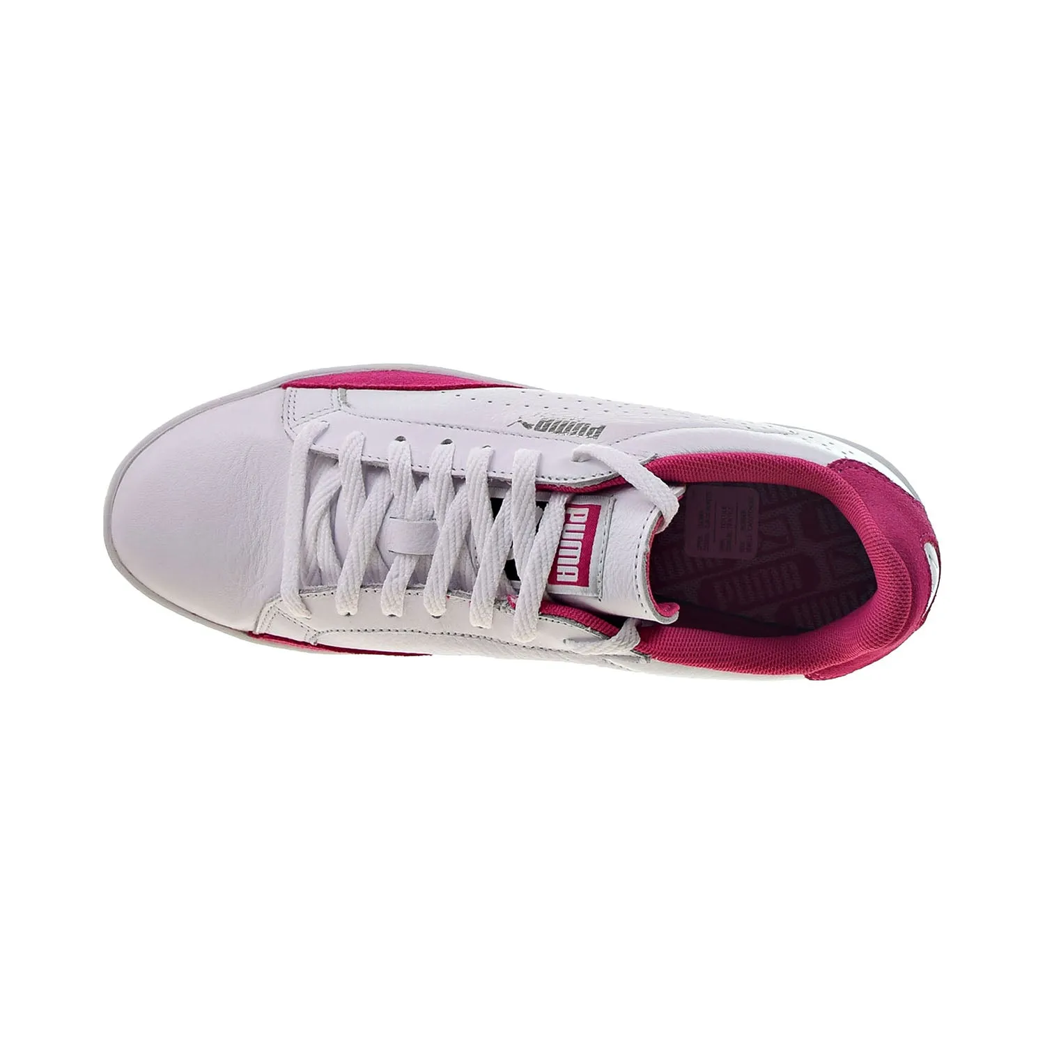 Puma Match Lo Basic Sports Women's Shoes Puma White-Fuchsia Purple