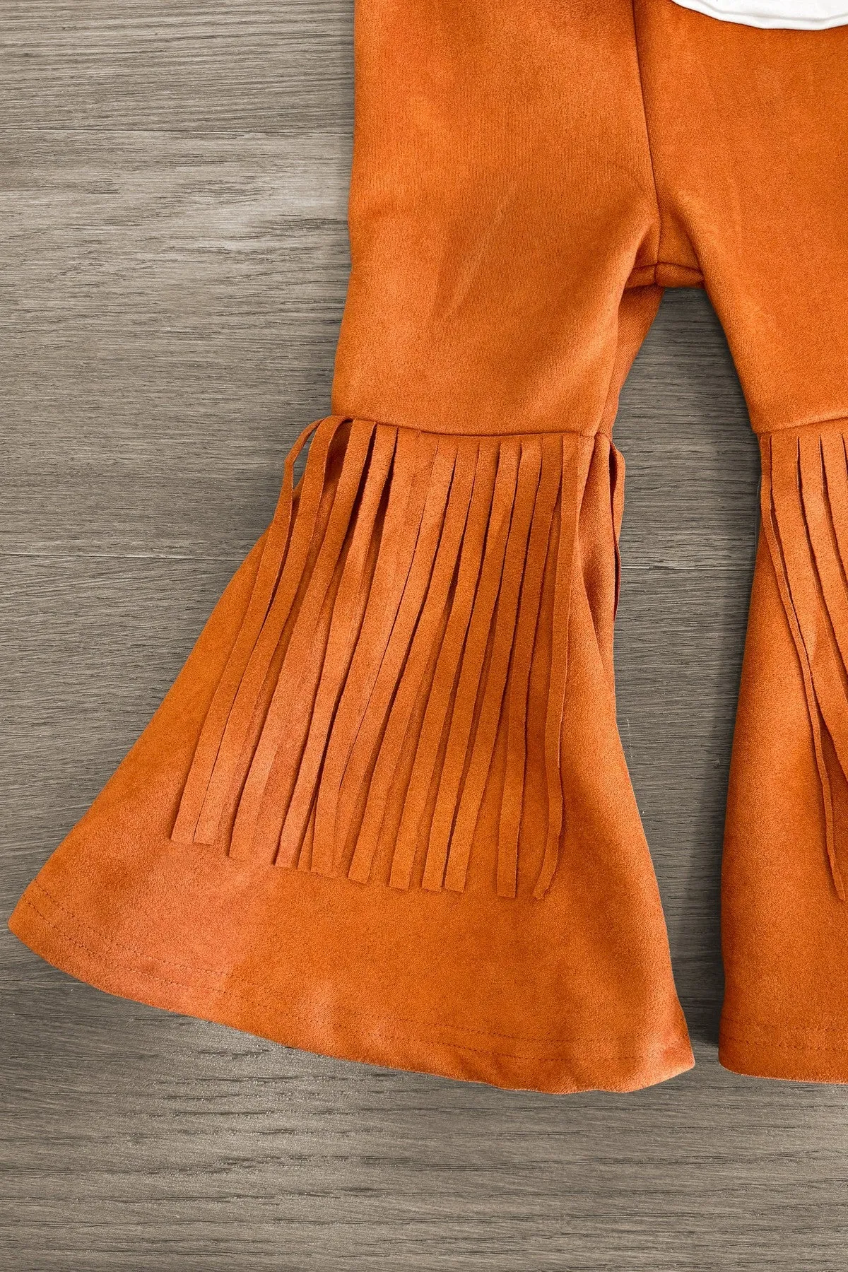 "Howdy Pumpkin" Suede Bell Bottom Set