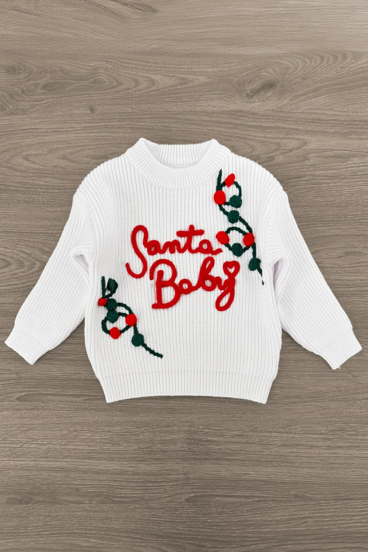 "Santa Baby" Sweater Sequin Bell Bottom Set