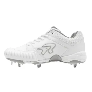 Ringor Flite Women's Softball Spike PTT Metal With Pitching Toe: 3842SW