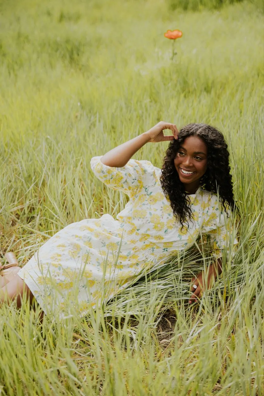 SALT Noble Grove Floral Eyelet Dress