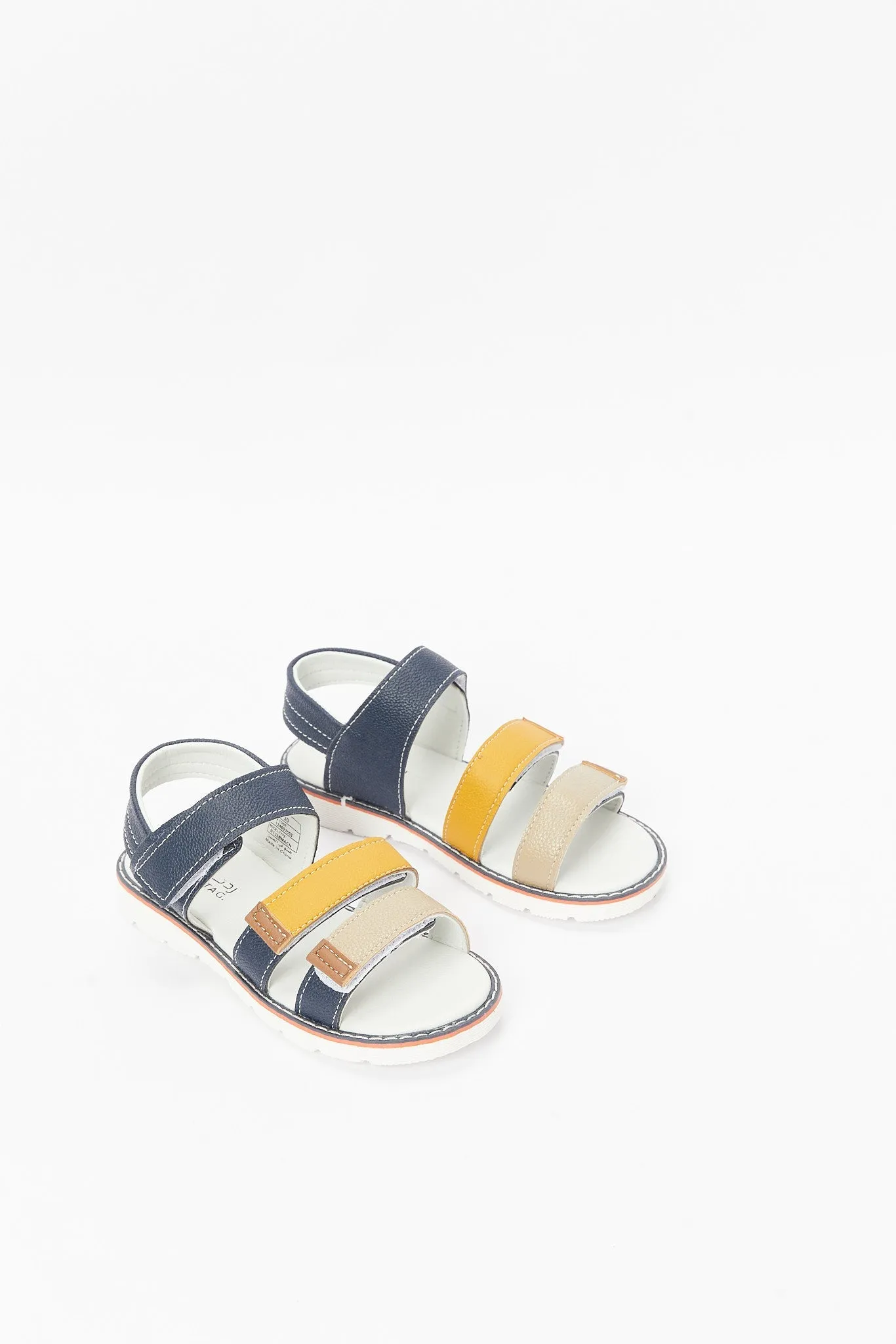 Senior Boys Navy Colour Block Comfort Sandal