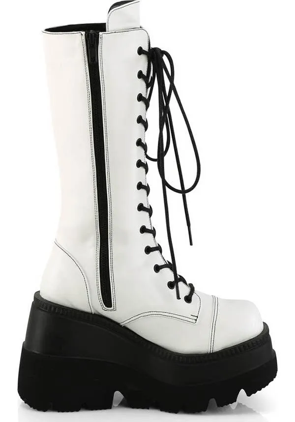 SHAKER-72 [White] | PLATFORM BOOTS [PREORDER]