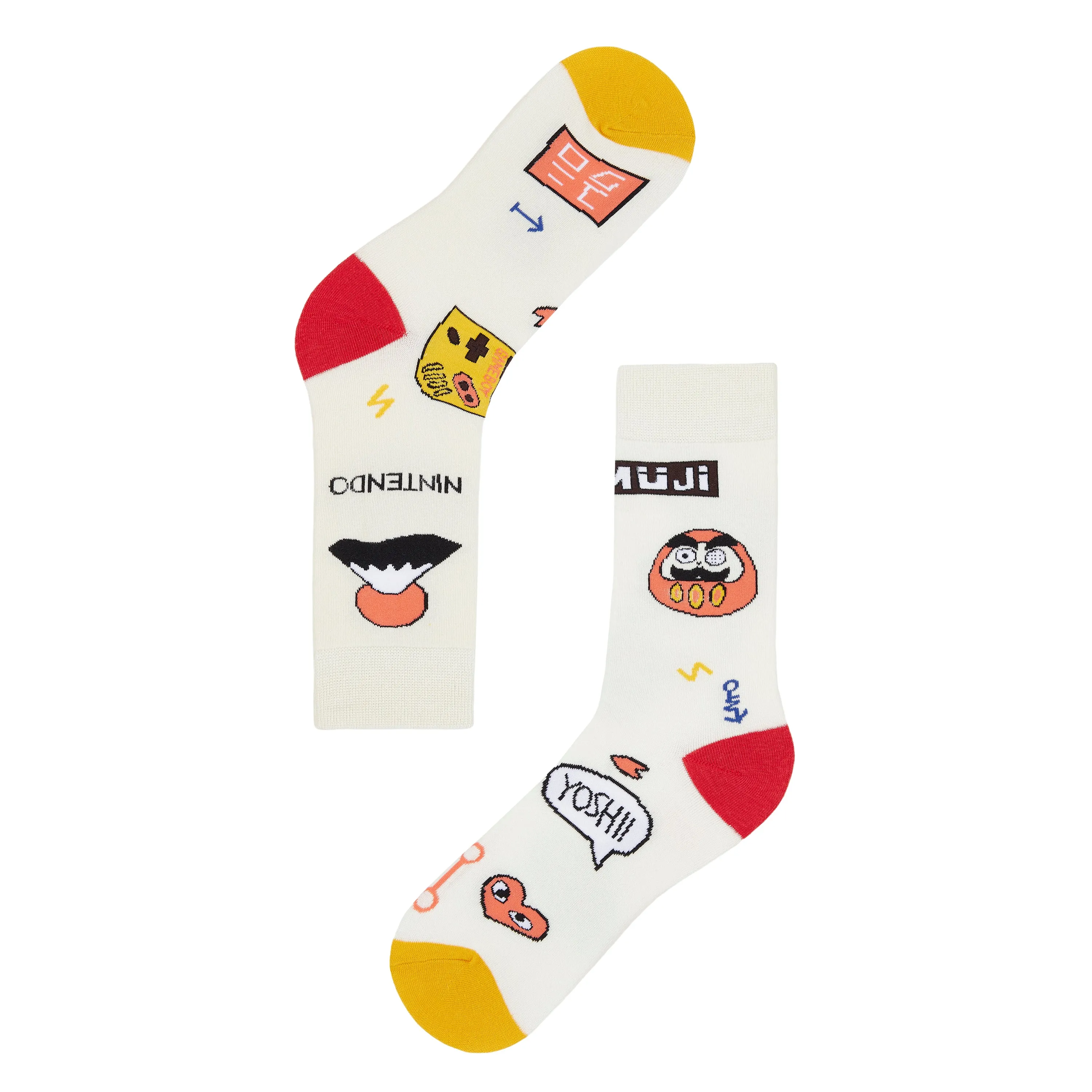 Shinjuku Printed Crew Length Socks