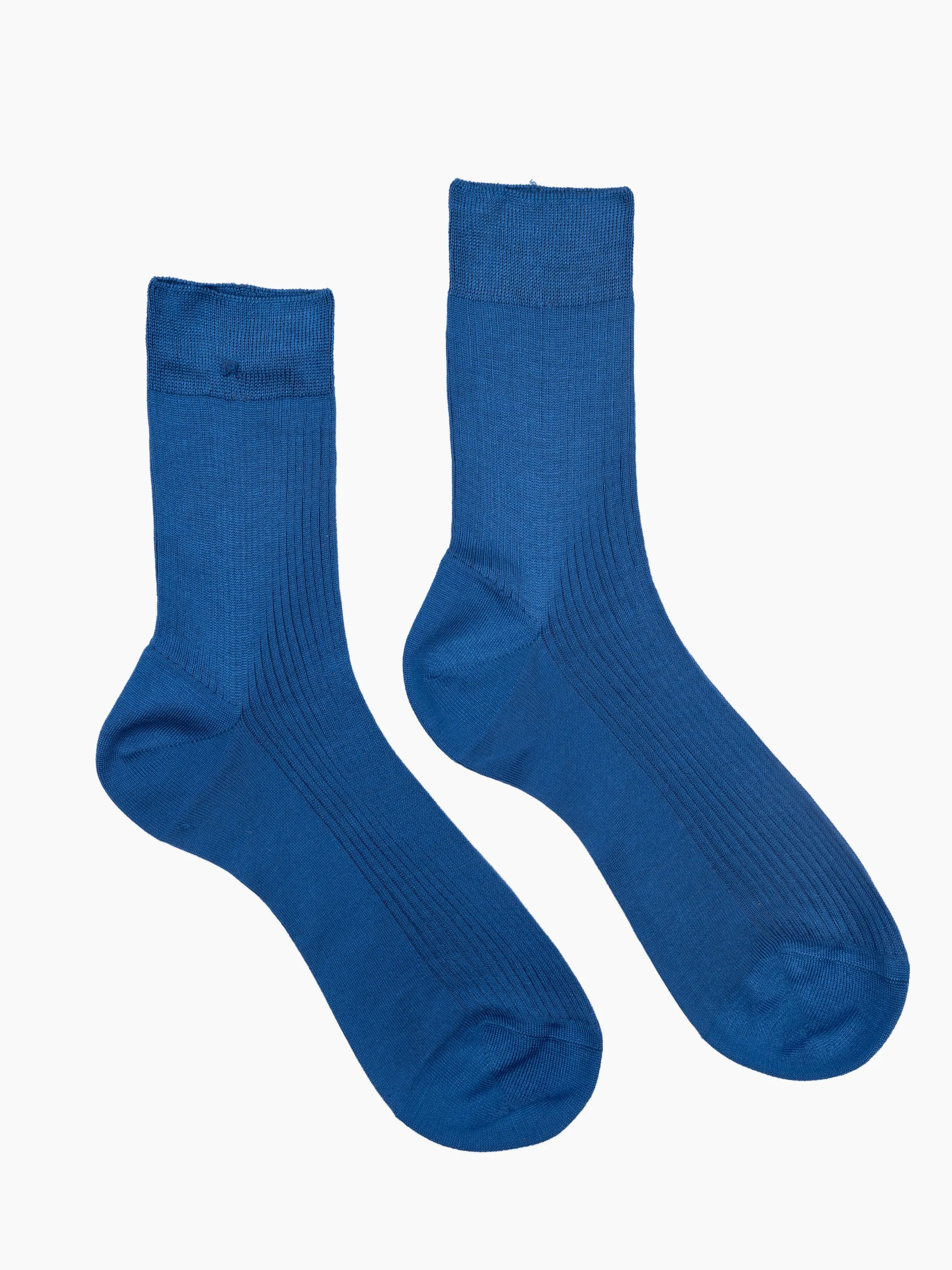 Silk Ribbed Socks