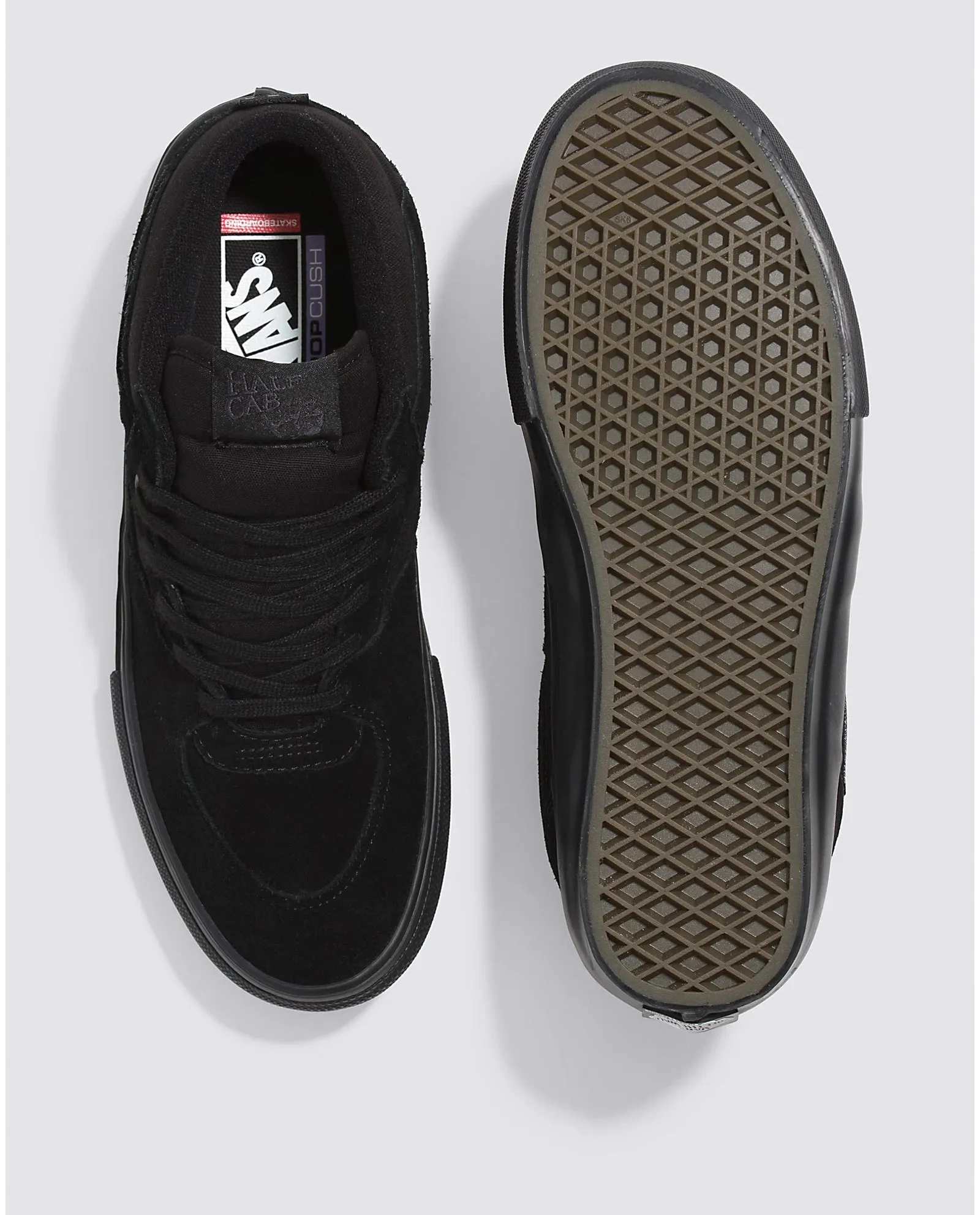 Skate Half Cab Shoe - Black/Black