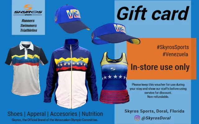 Skyros™ Sports Gift Cards para Venezolanos