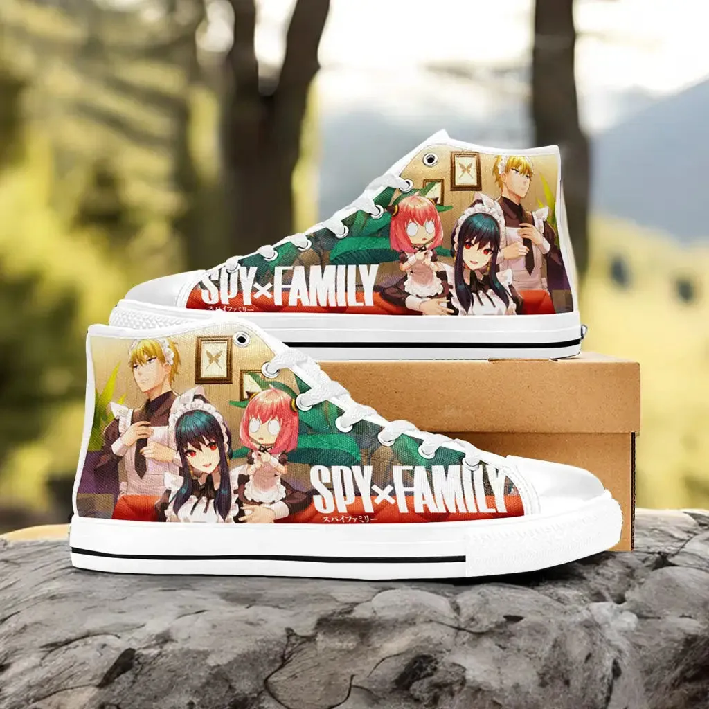 Spy x Family Yor Loid Anya Shoes High Tops Sneakers for Kids and Adults