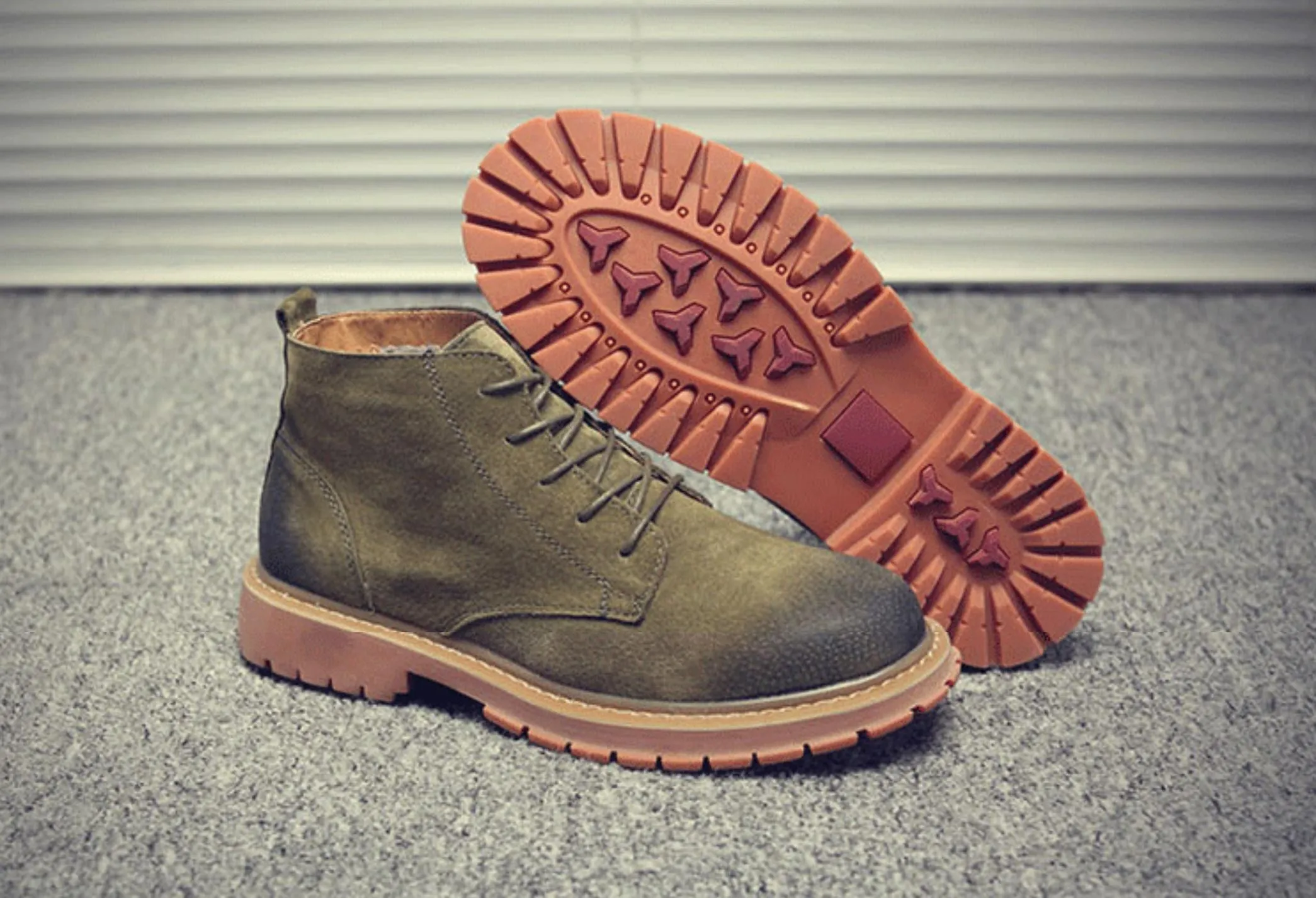 Suede Leather Chukka Boots