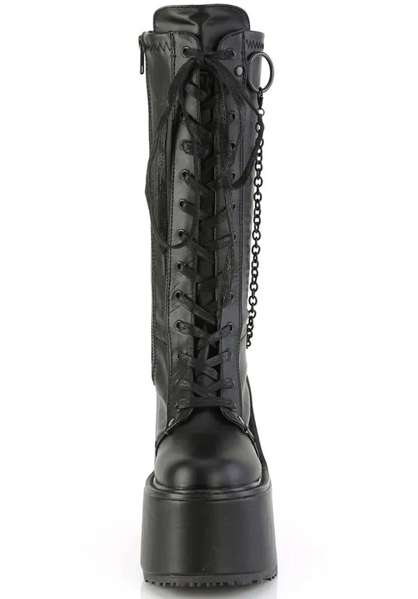 SWING-150 [Black] | PLATFORM BOOTS [PREORDER]