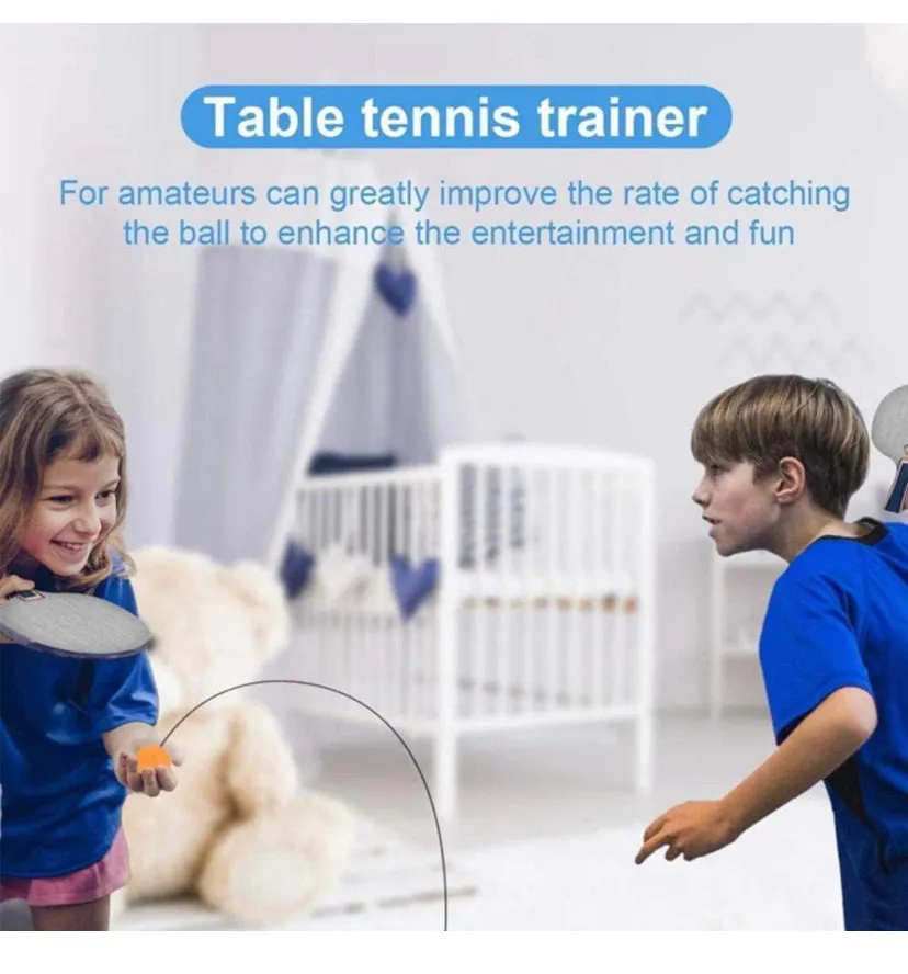 Table Tennis Trainer Set for Kids - Indoor and Outdoor