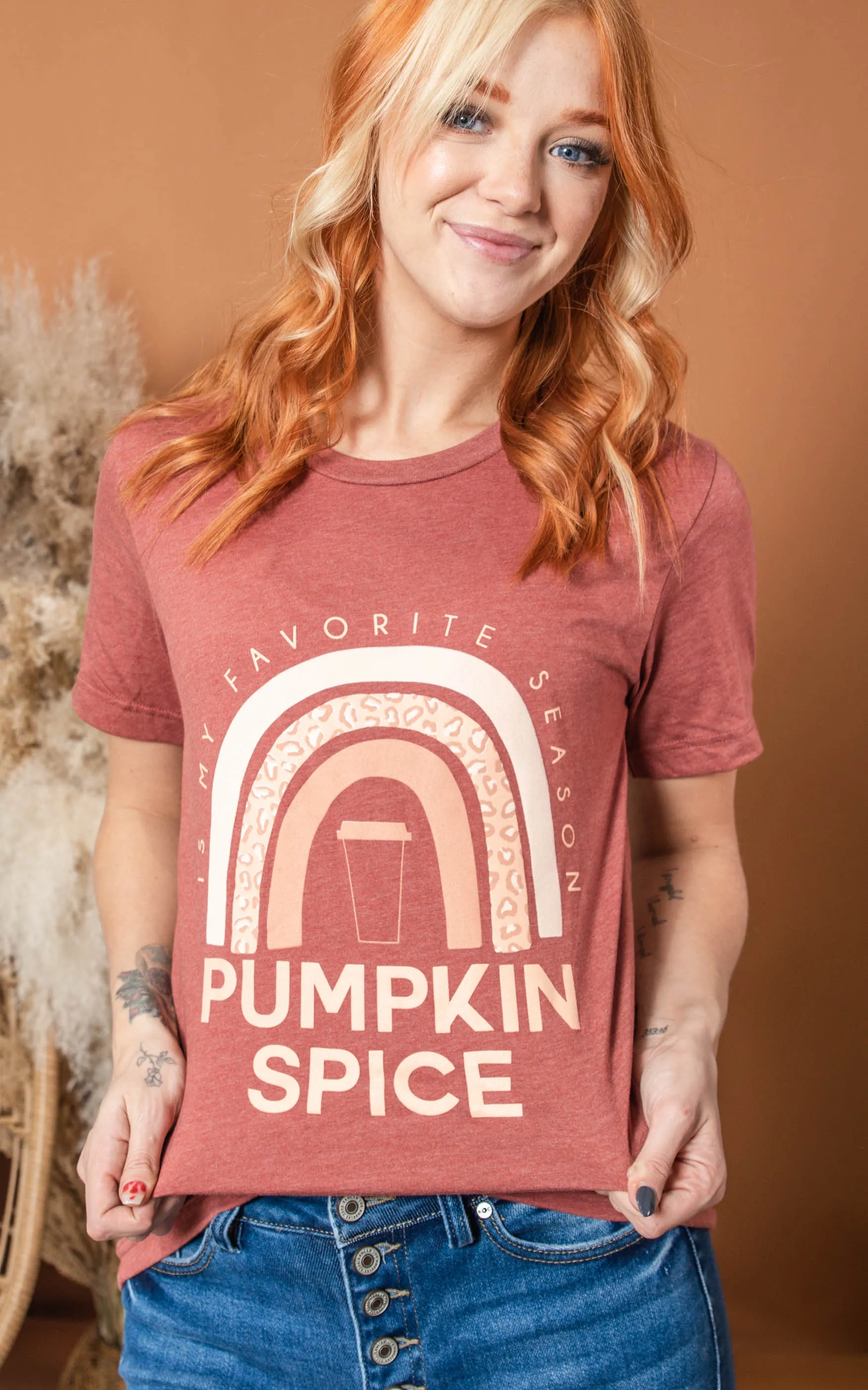 Taste the Pumpkin Spice Rainbow Tee** - Final Sale