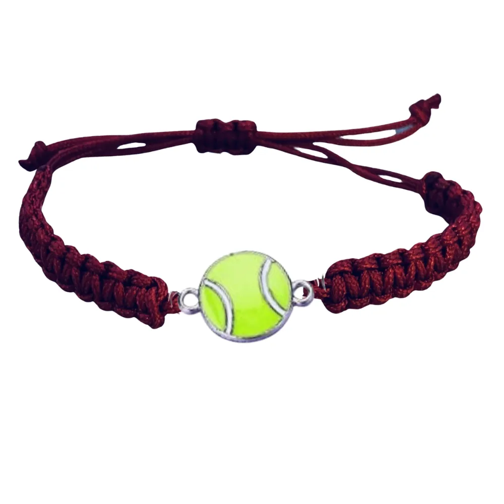 Tennis Ball Rope Bracelet