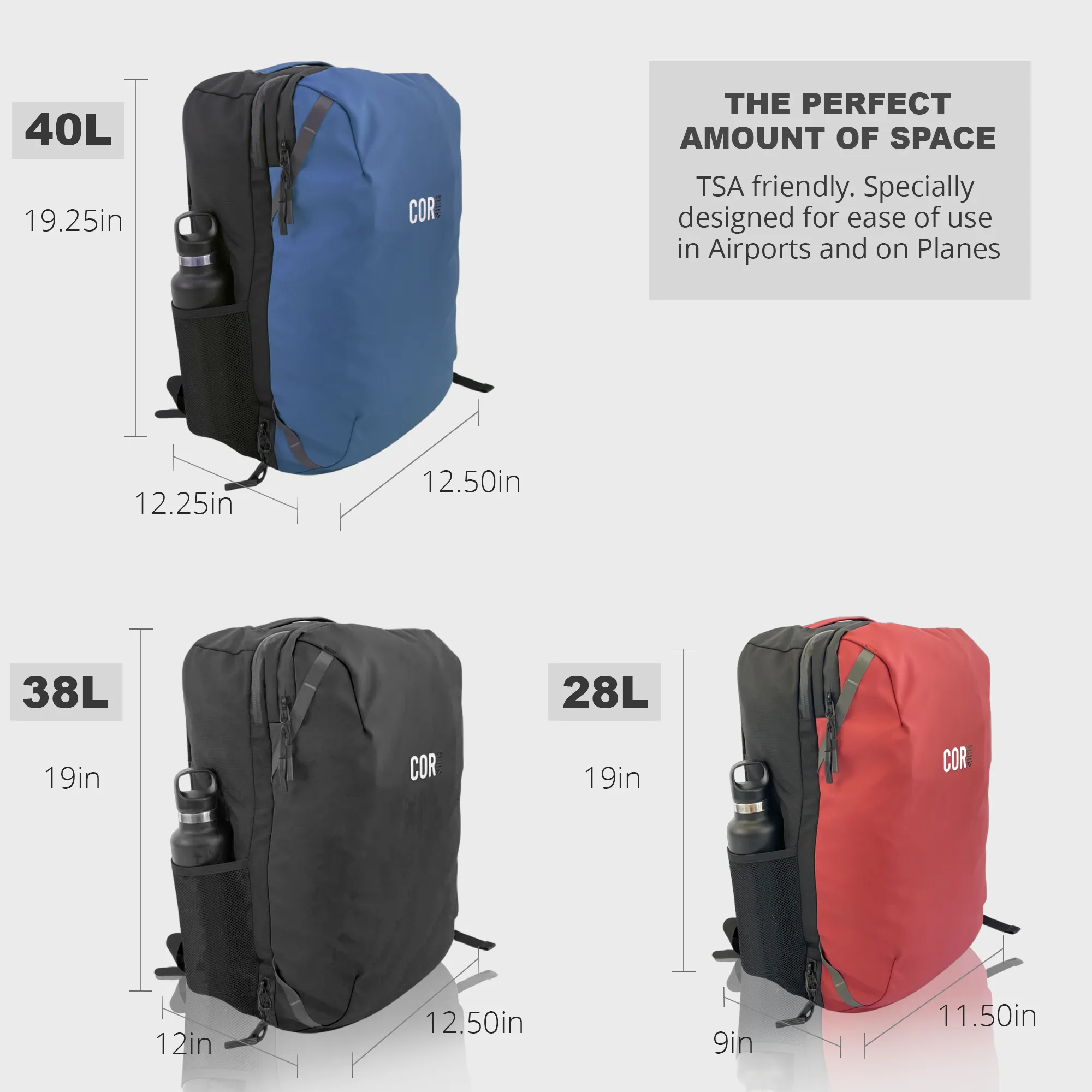 The Island Hopper Travel Backpack 40L