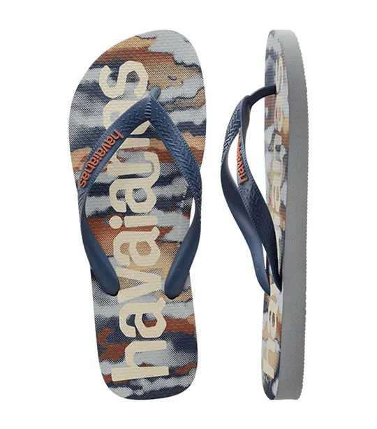 Top Logomania Fashion Flip Flops Ice Gray