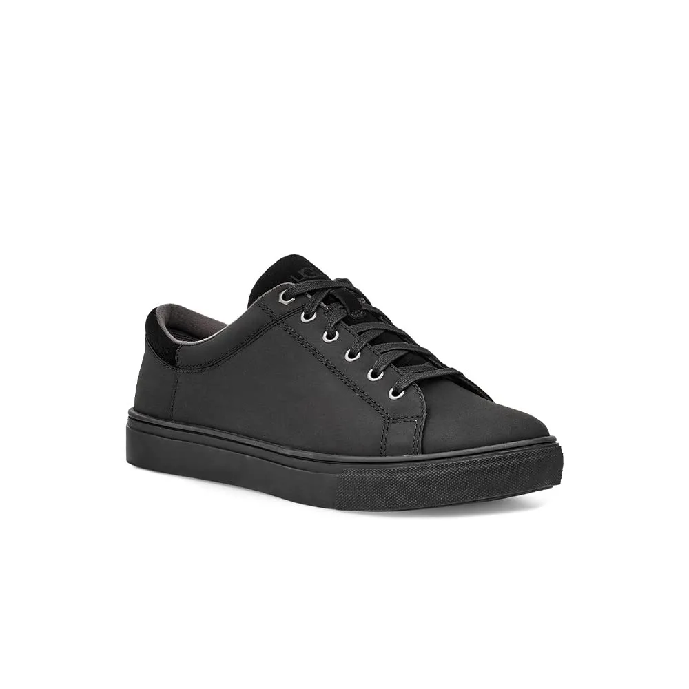 UGG Men's Baysider Low Weather Sneakers, Black Tnl Leather