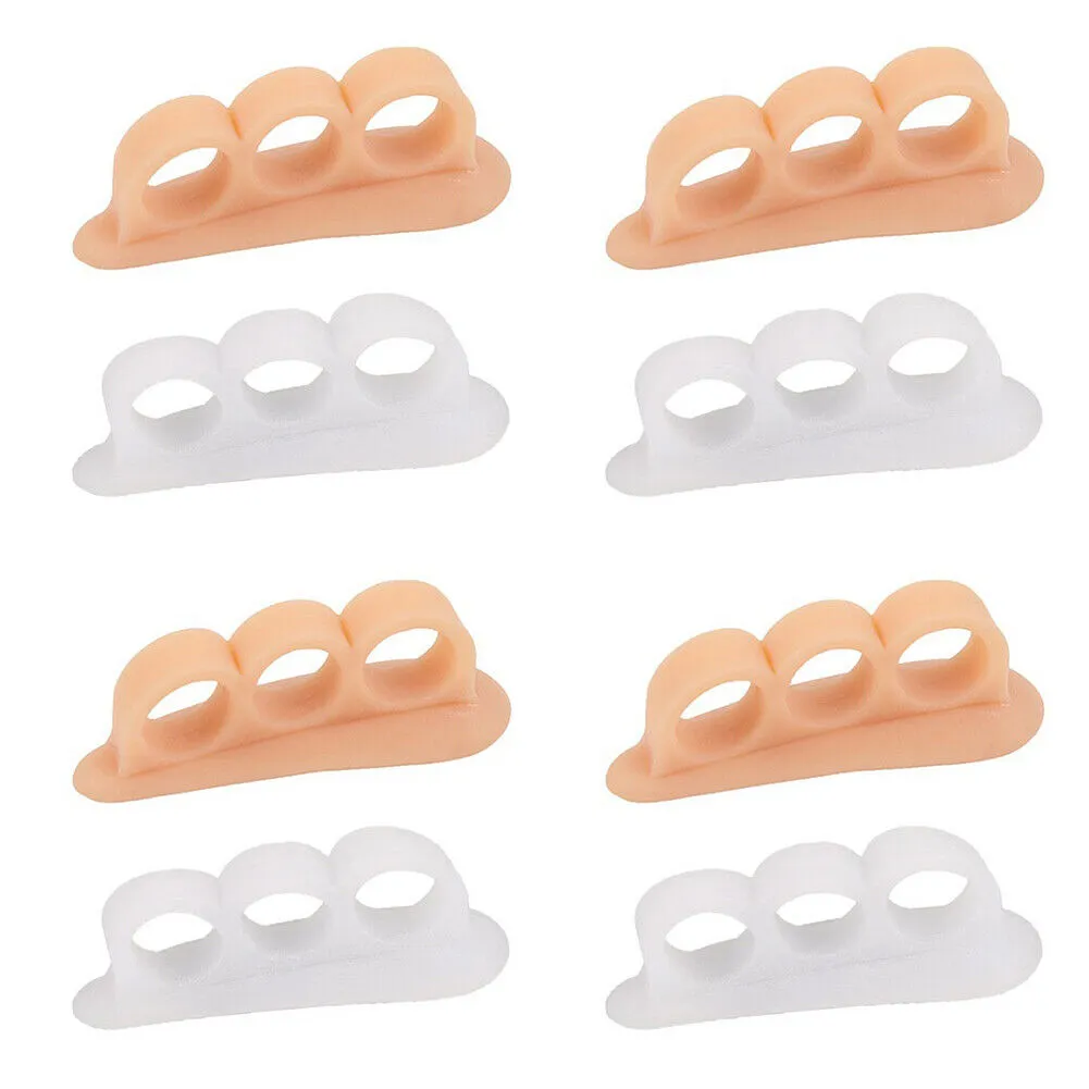 US 2~4 Pairs Bunions Hammer Toe Straightener Splint Brace Cushion Pad Corrector