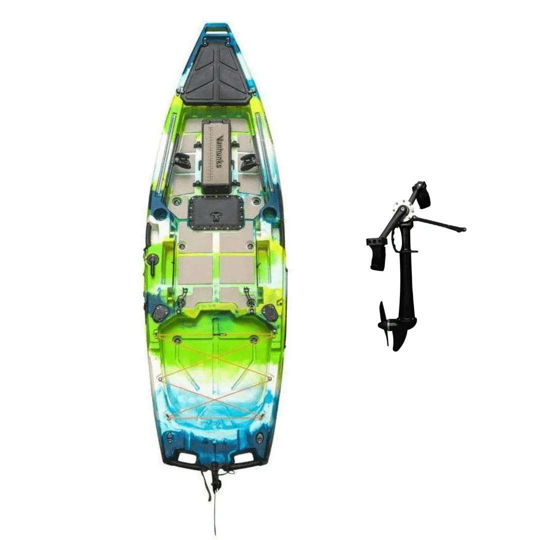 Vanhunks 9'8" Pike Fishing Kayak w/ Optional Drive