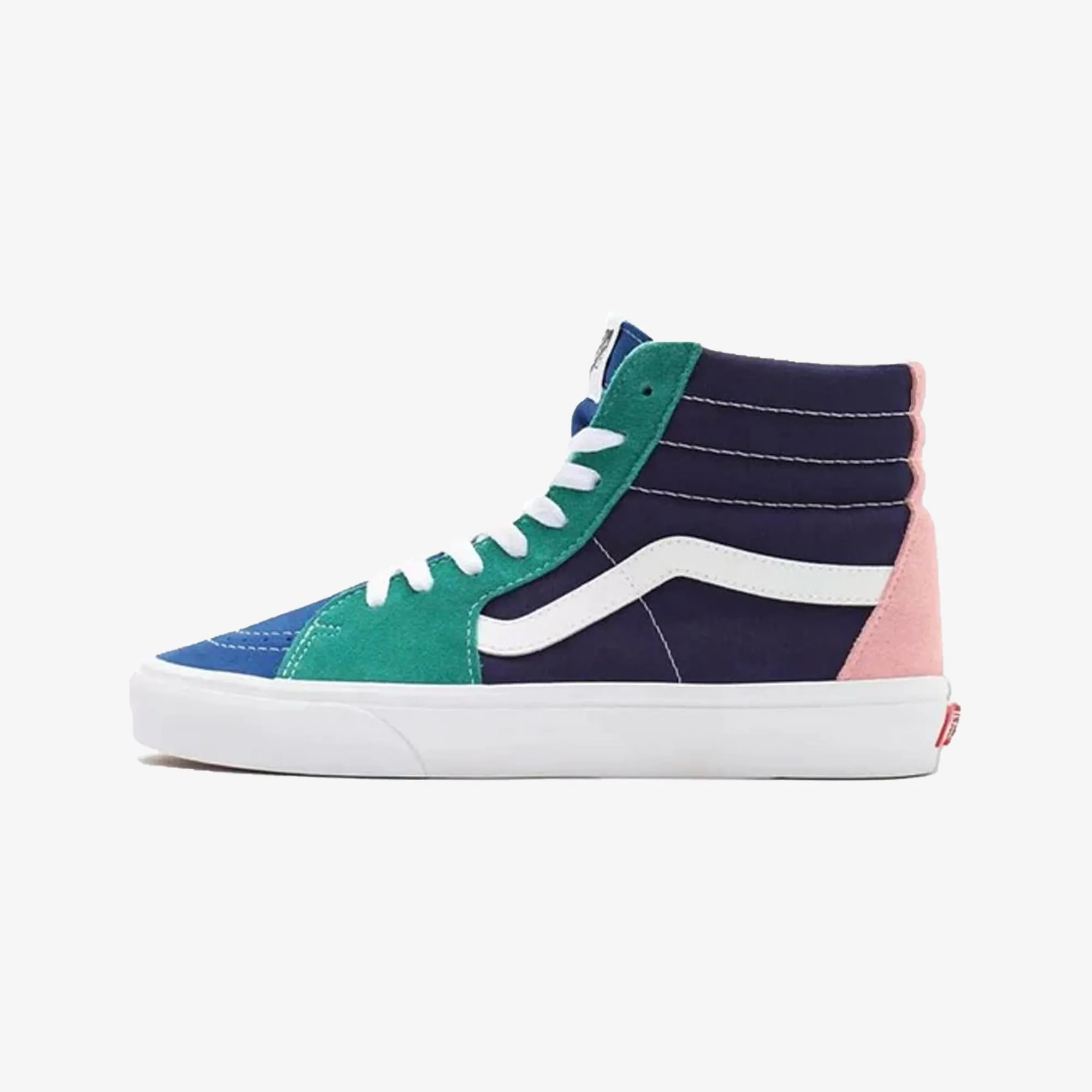 Vans | RETRO COURT SK8-HI  { GREEN/WHITE/BLUE