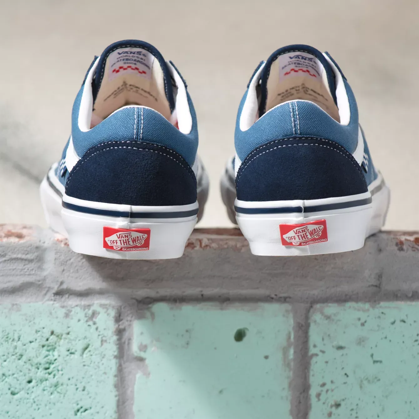 Vans Skate Old Skool Shoe - Navy/White