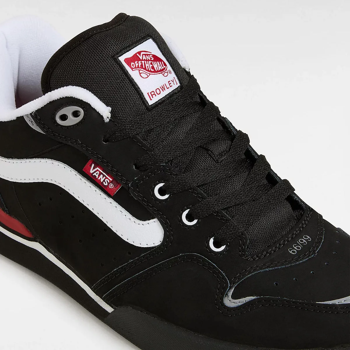 Vans Skate Rowley XLT Shoes - Black/White/Red