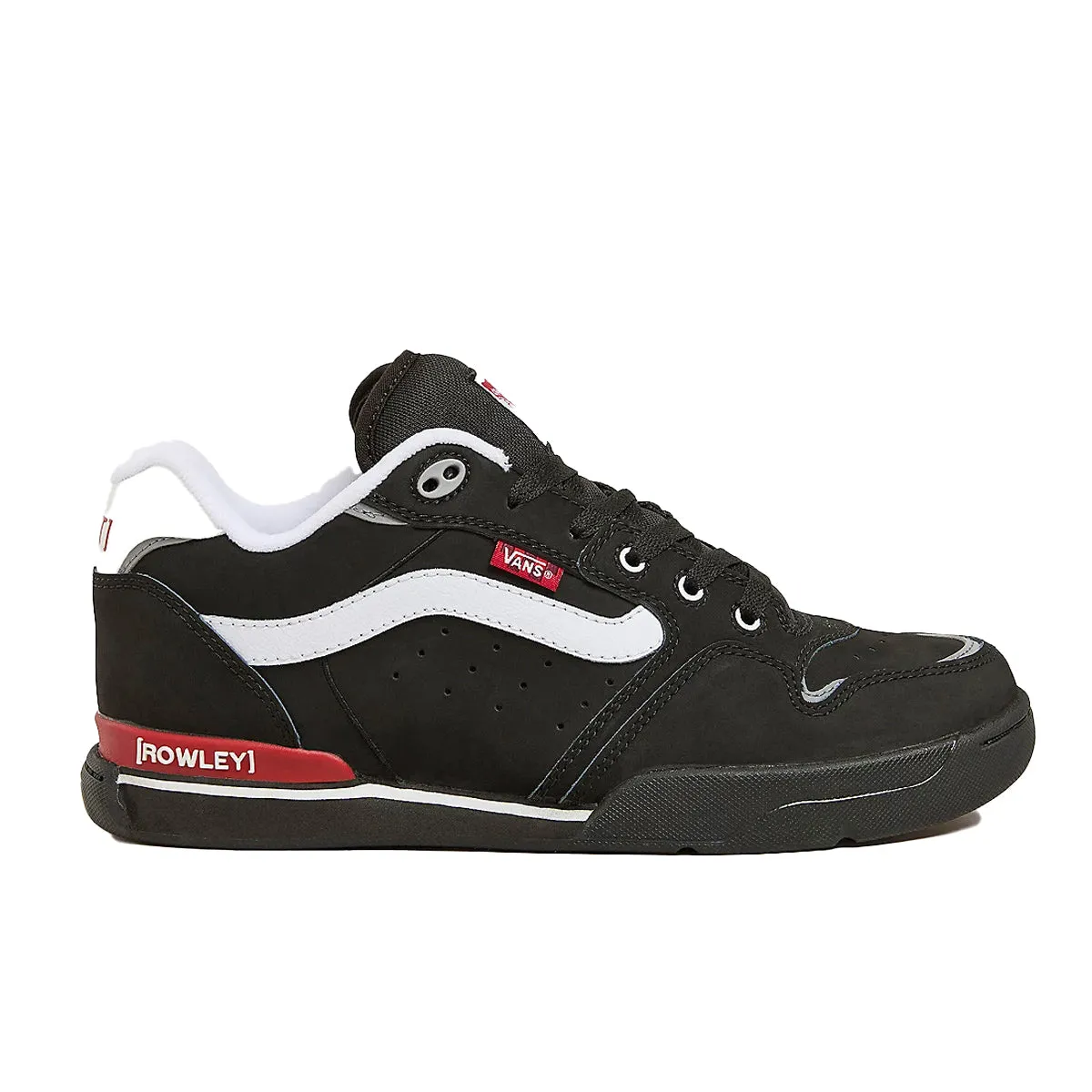 Vans Skate Rowley XLT Shoes - Black/White/Red