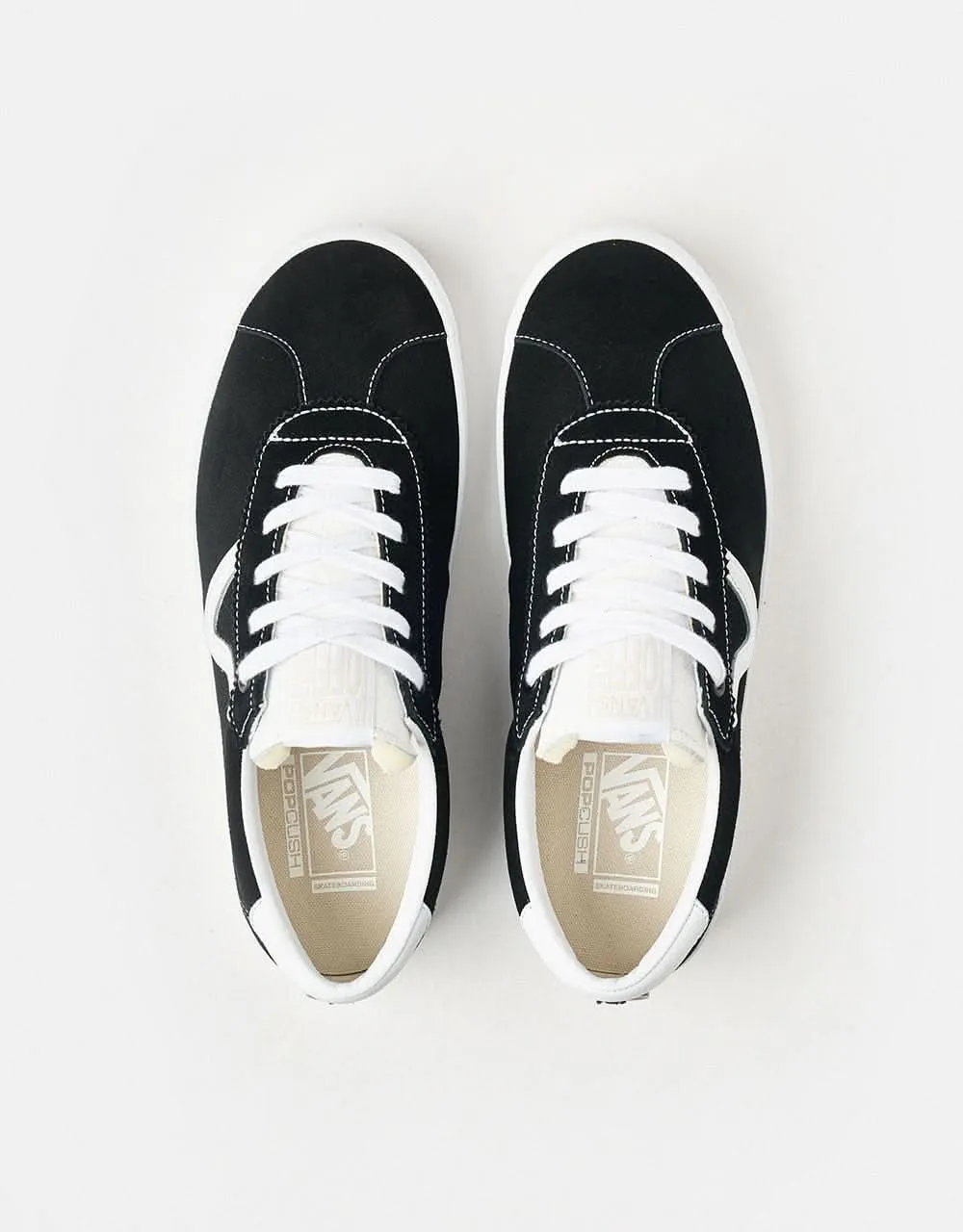 Vans Skate Sport Shoes - Black/Black/White