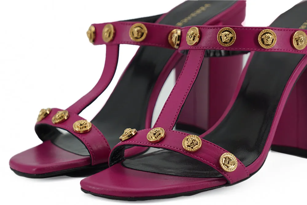 Versace Medusa Purple Sandals