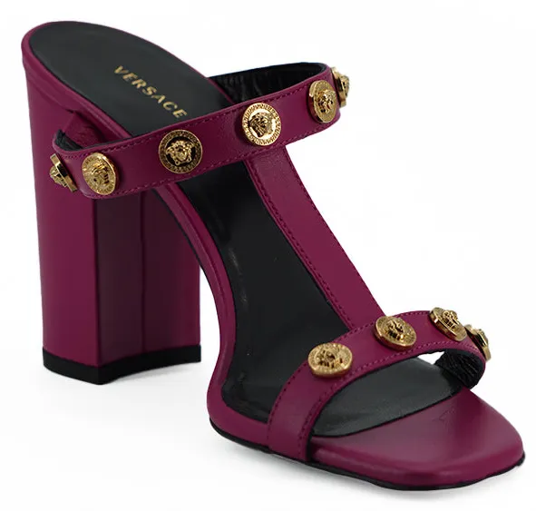 Versace Medusa Purple Sandals