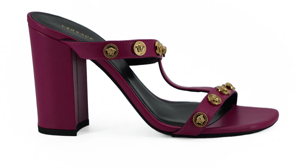 Versace Medusa Purple Sandals