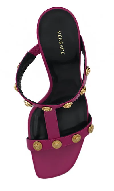 Versace Medusa Purple Sandals