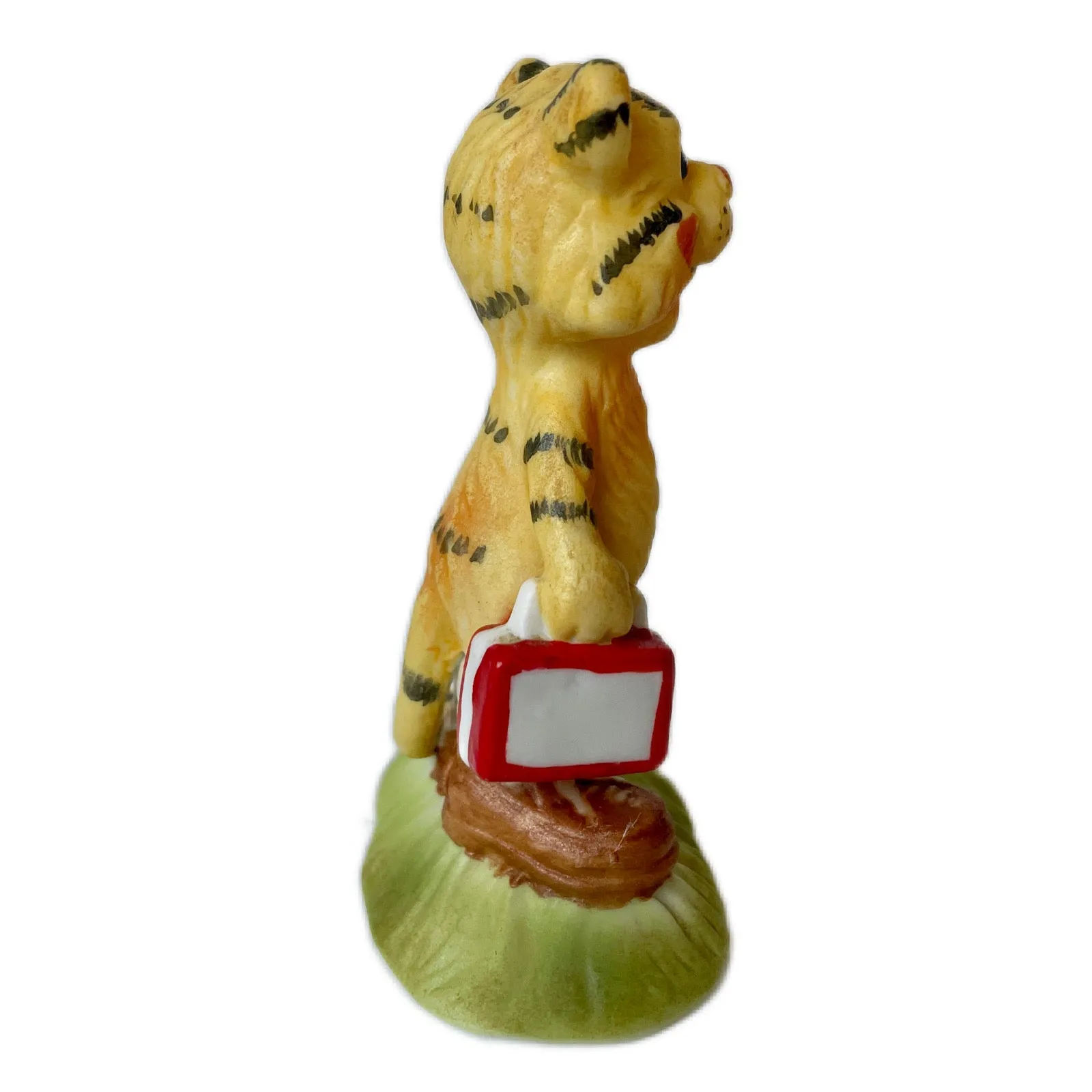 Vintage Suzy’s Zoo Tiger Smart Professor / Teacher / Librarian Collectible Figurine Statue by Suzy Spafford Enesco 1978