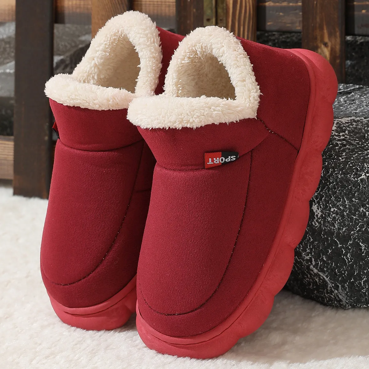 WarmStep Unisex Plush Shoes - Free Shipping!