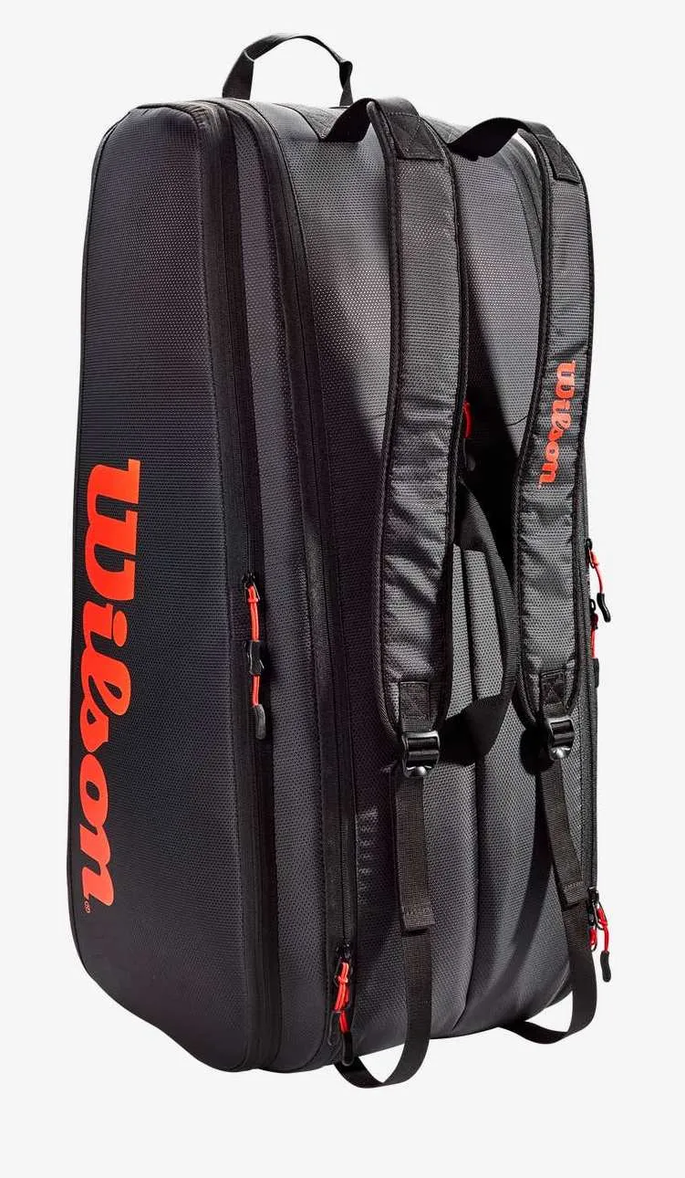 Wilson Tour 12-Racquet Bag Black/Red