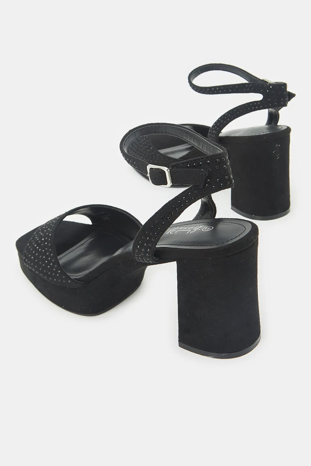 Women Black Platform Sandal