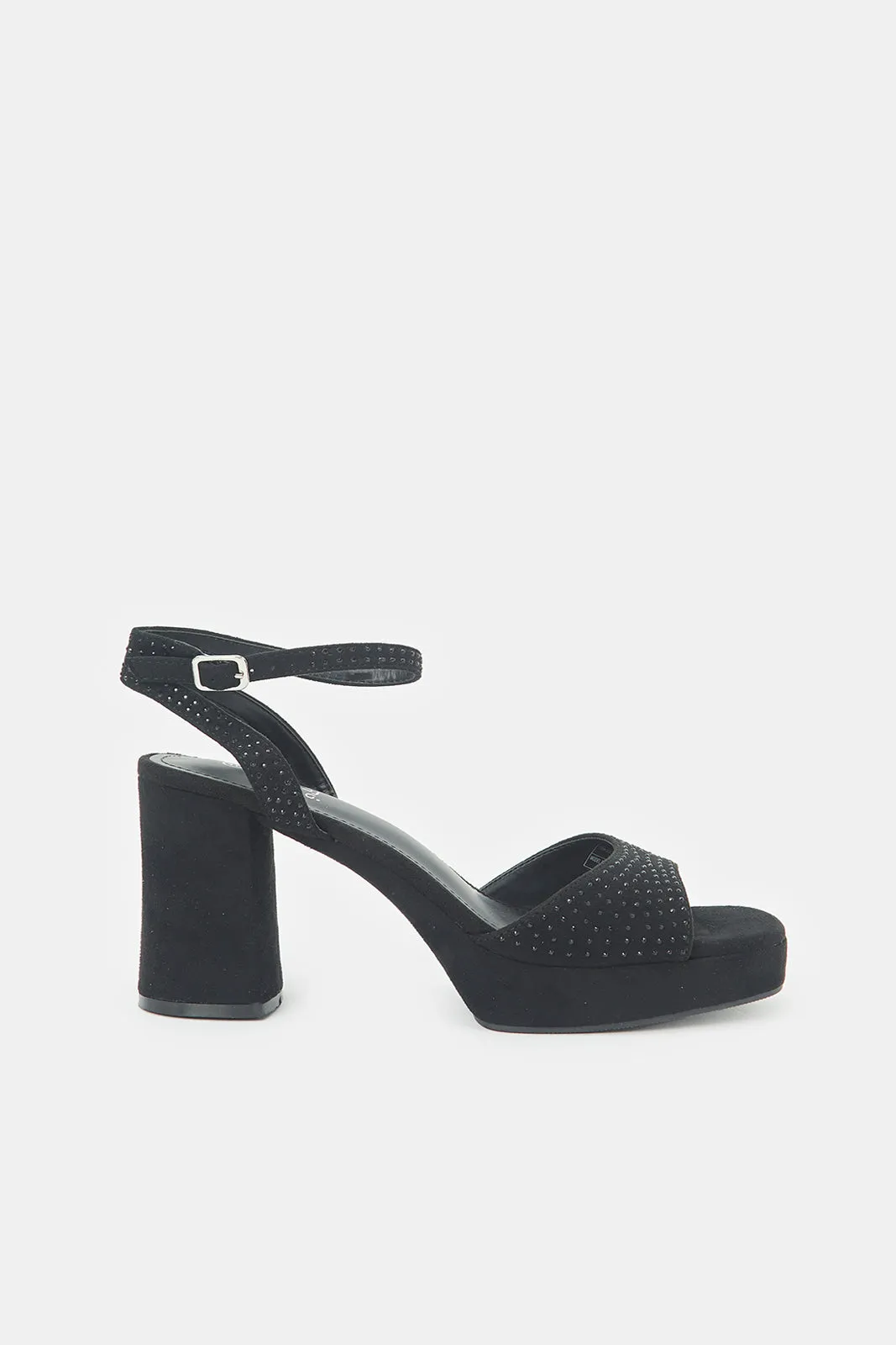 Women Black Platform Sandal