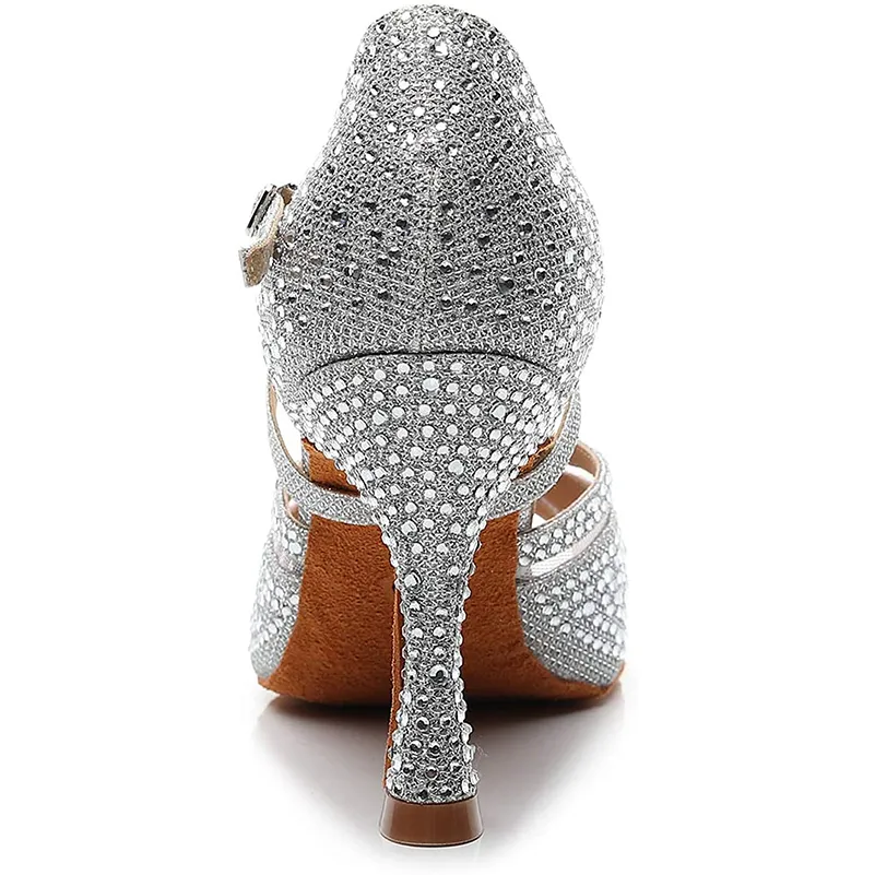 Women's Customized Heels Rhinestone Ballroom Dance Shoes Latin Dance Shoes Salsa Dance Shoes Dance Heels