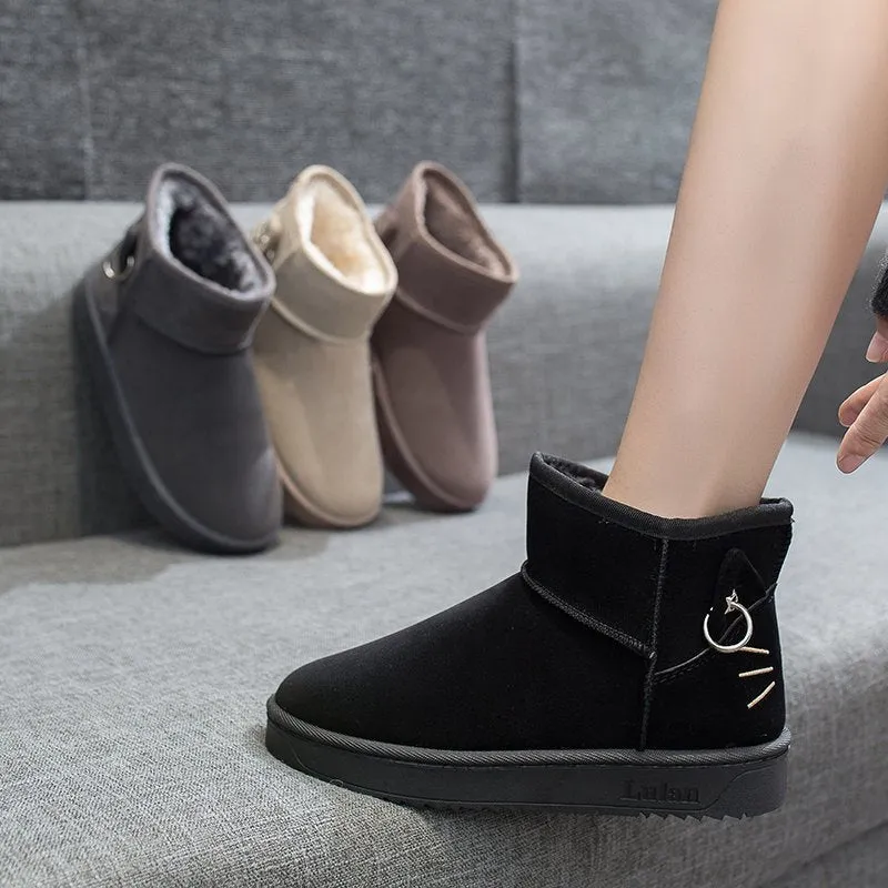 Women's Thick Fashion Wear Winter Cotton Shoes