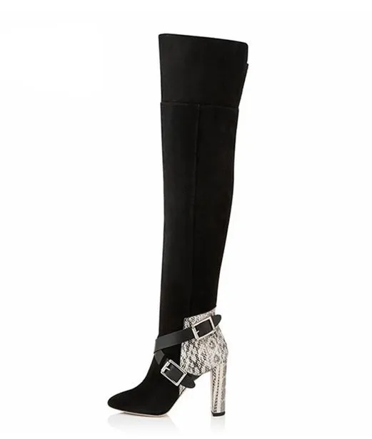 Women's Thigh-high Fashion Suede Boots