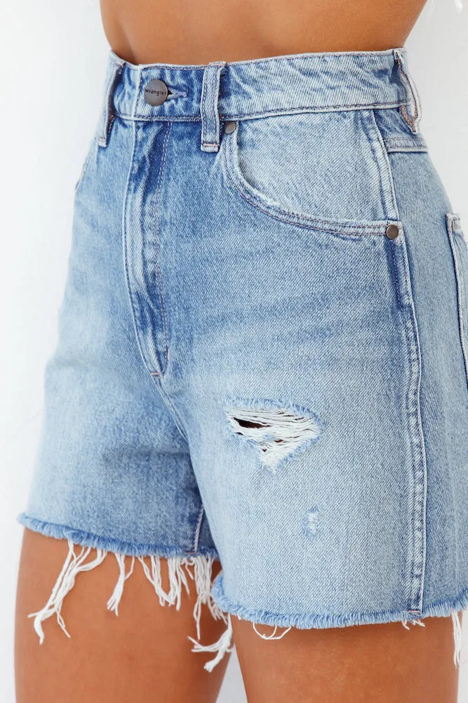 WRANGLER Love Song Shorts Denim