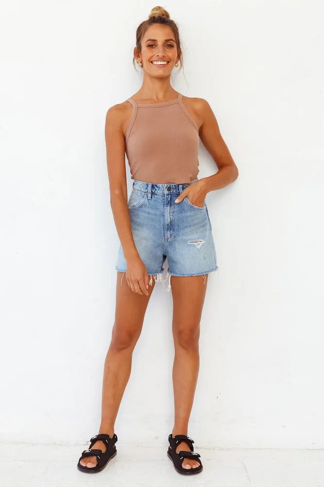 WRANGLER Love Song Shorts Denim