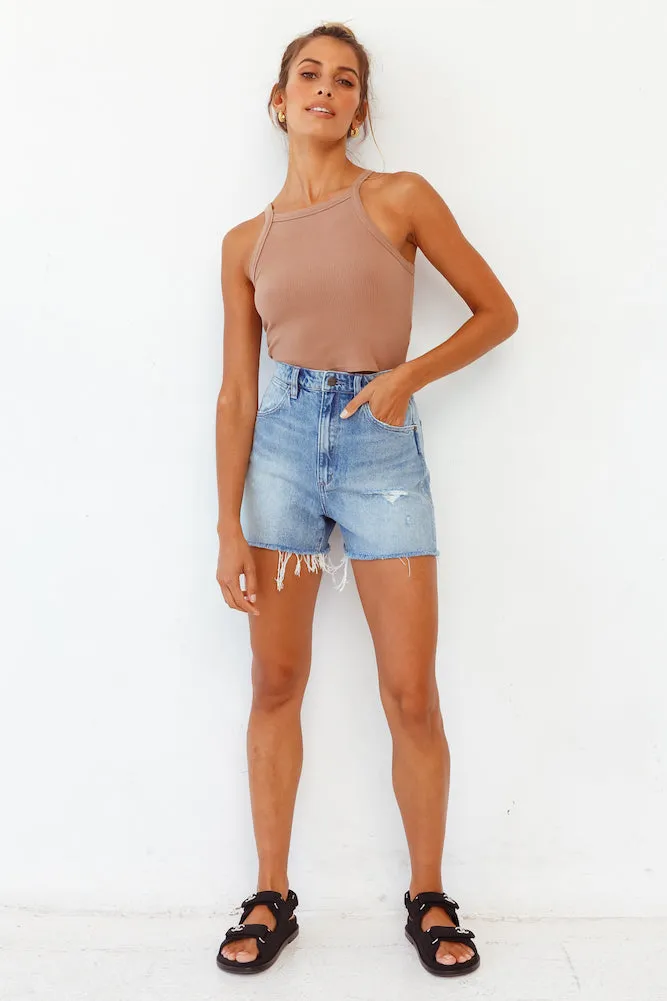 WRANGLER Love Song Shorts Denim